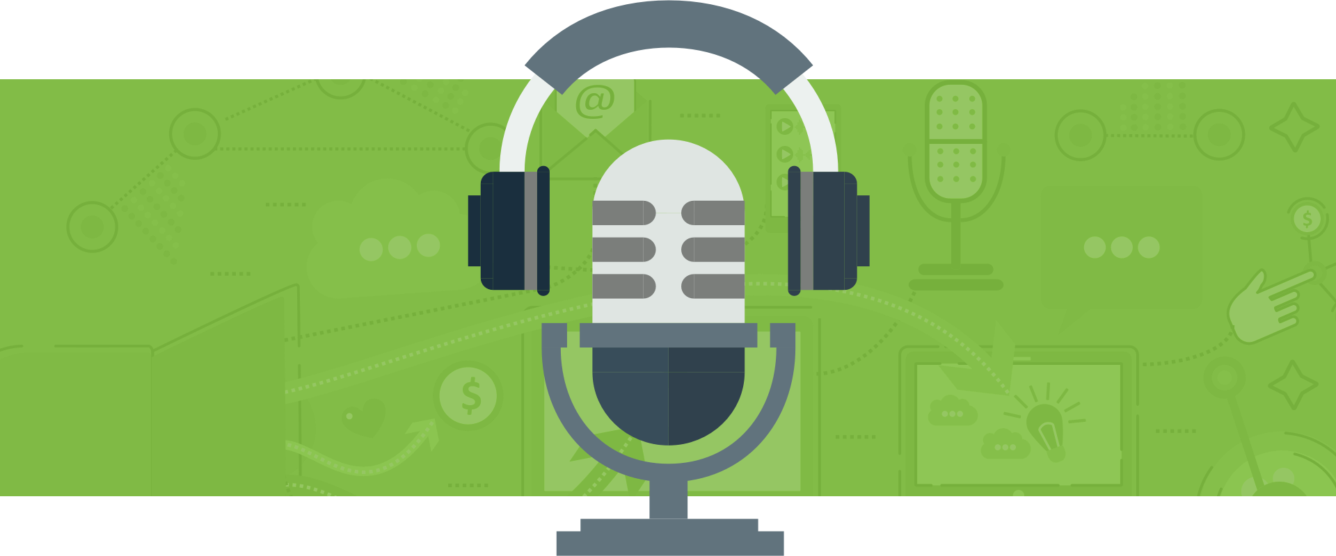 Illustration of a microphone