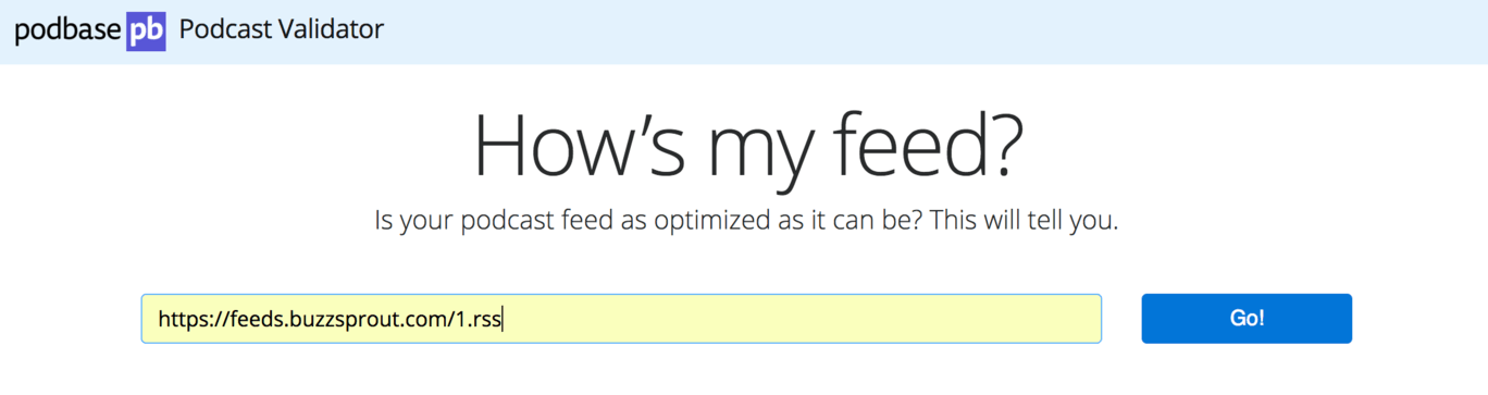 Checking RSS Feed with Podbase