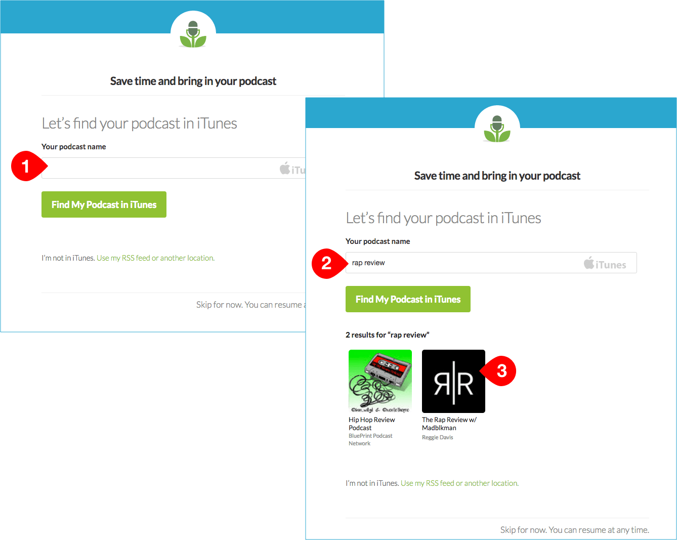 Finding your podcast through the iTunes API