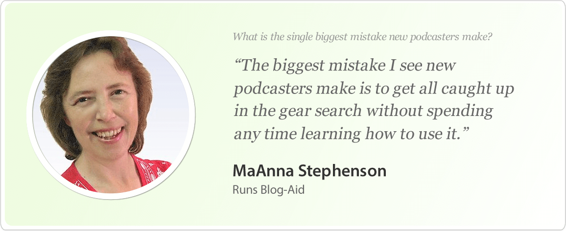 MaAnna Stephenson image and podcast tips.