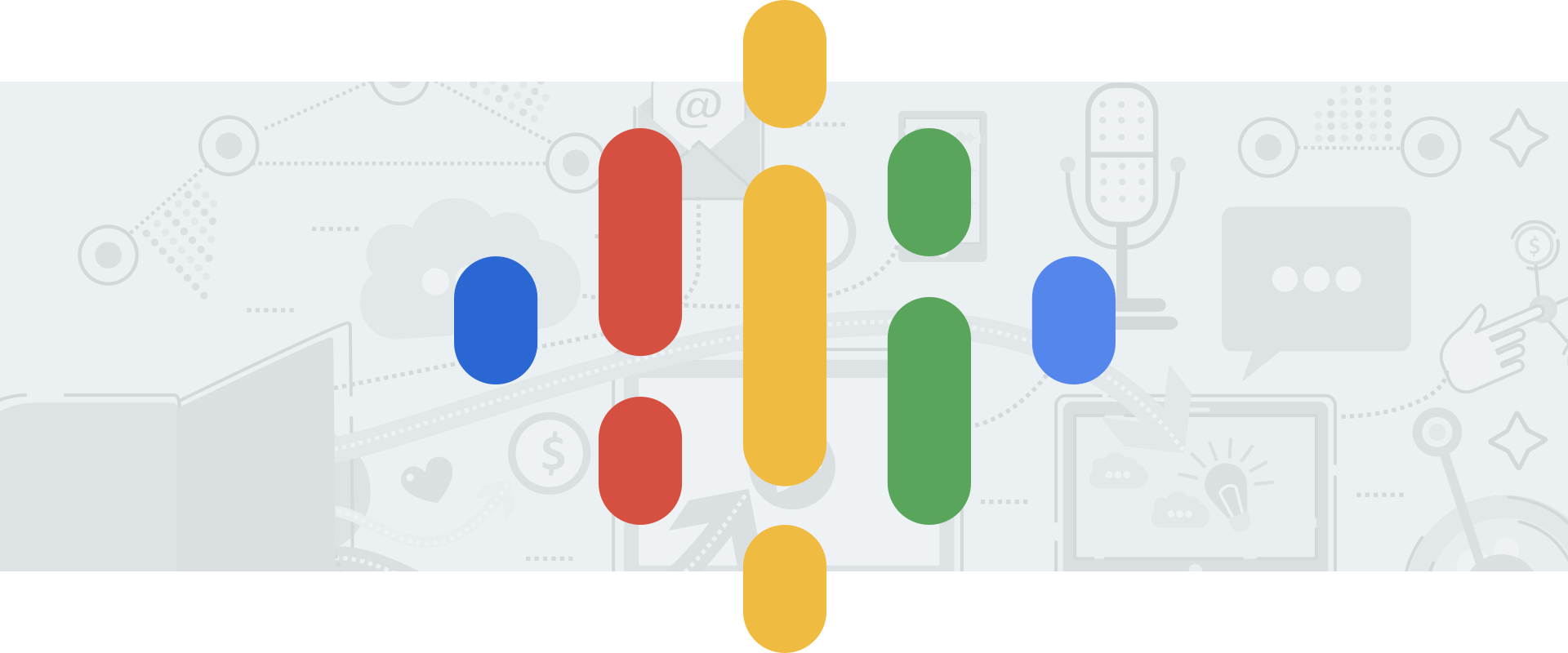 Google Podcasts on light gray background